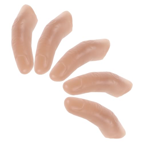 ibasenice 5 Stück Realistische Fake Finger für Tricks Simulierende Props für Bühnenaufführungen Cosplay und Partystreiche von ibasenice