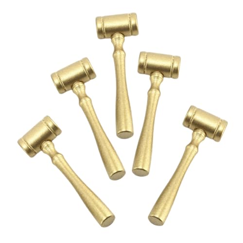 ibasenice Kinderspielzeug Richterhammer 5pcs Massivholzhammer Für Richterspiel Pädagogisches Werkzeug Für Kinder von ibasenice