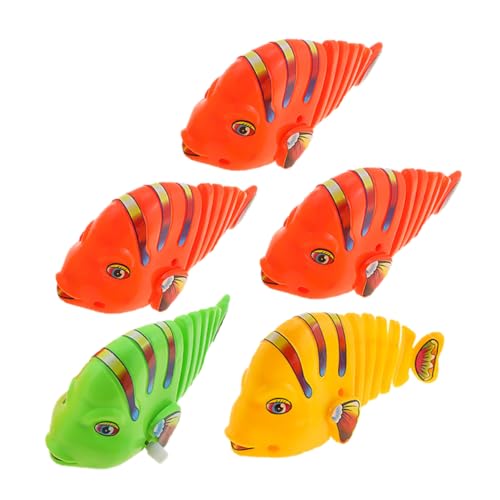 ibasenice Cute Ocean Toys 5-teiliges Aufziehfisch-Spielzeug Für Jungen Und Mädchen Aufzieh-wackelfisch Aufzieh-schaukelspielzeug Aus Kunststoff Lernspielzeug-Set Zufällige Farbe ibasenice Cute Ocean Toys 5-teiliges Aufziehfisch-Spielzeug Für Jungen Und Mädchen Aufzieh-wackelfisch Aufzieh-schaukelspielzeug Aus Kunststoff Lernspielzeug-Set Zufällige Farbe von ibasenice