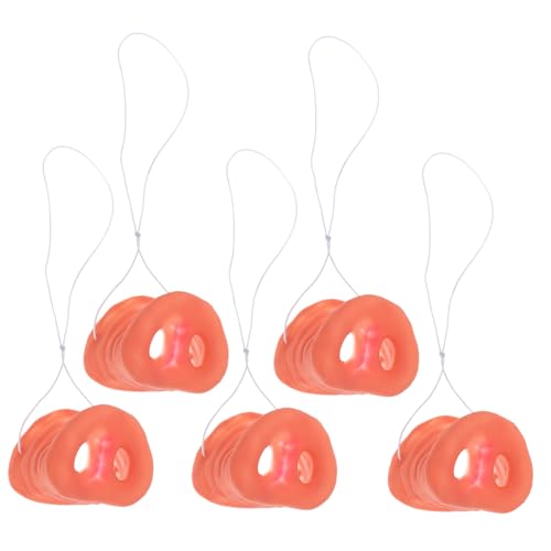 ibasenice 5 Stück Schweine nase Requisiten halloween costume halloween kleidung faschingsmasken Kostüm Tiermasken Cosplay Schweinenase baustützen Cosplay-Zubehör Schweinnasenkostüm Vinyl von ibasenice