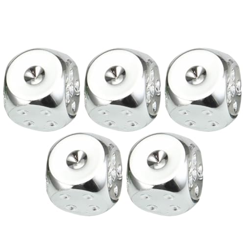 ibasenice 5 Stück Silberne Metallwürfel Runde Ecken Punktwürfel Zarte Würfel Requisitenwürfel Große Würfel Handbemalte Metallwürfel Spielwürfel Hofwürfel Spiel Punktwürfel ibasenice 5 Stück Silberne Metallwürfel Runde Ecken Punktwürfel Zarte Würfel Requisitenwürfel Große Würfel Handbemalte Metallwürfel Spielwürfel Hofwürfel Spiel Punktwürfel von ibasenice