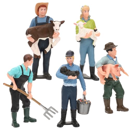 ibasenice 5 Stück Simulation Bauernhof Ranch Landarbeiter Figuren Sand Tisch Ornament Bauernhof Menschen Figur Miniatur Requisite Modell Miniatur Figuren Simulation Modell ibasenice 5 Stück Simulation Bauernhof Ranch Landarbeiter Figuren Sand Tisch Ornament Bauernhof Menschen Figur Miniatur Requisite Modell Miniatur Figuren Simulation Modell von ibasenice