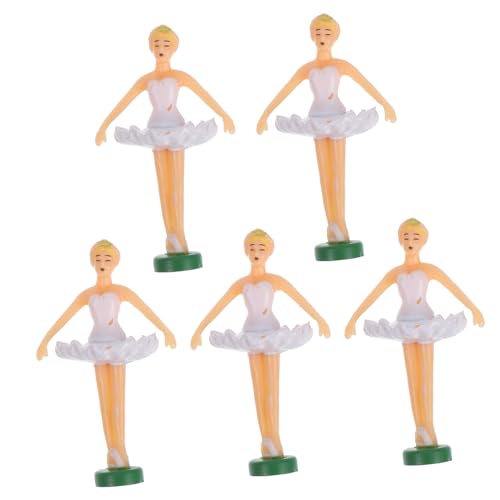 ibasenice 5 Stück Teiliges Ballettpuppen Musikalische Dekoration mit Ballerina Figuren als Puppenzubehör für Ansprechende Displays und von ibasenice