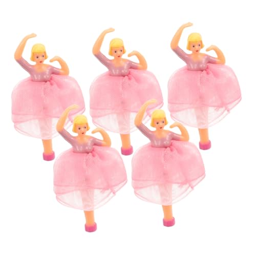 ibasenice 5 Stück Teiliges Ballettpuppen Musikbox Zubehör Süße Balletttänzerin Figurine für Dekoration Spieluhren für Sammler Verschönerung von Musikboxen von ibasenice