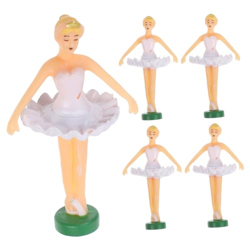 ibasenice 5 Stück Teiliges Ballettpuppen mit Musikdose Elegante Balletttänzerinnen Dekoration für Prinzessinnen Bezaubernde Figuren für Ihre Sammlung von ibasenice