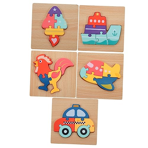 ibasenice 5 Stück Teiliges Holzpuzzle für Kleinkinder Puzzles in Tier und Fahrzeugformen Montessori Lernspielzeug Feinmotorik Hand Auge Koordination und Kreativität ibasenice 5 Stück Teiliges Holzpuzzle für Kleinkinder Puzzles in Tier und Fahrzeugformen Montessori Lernspielzeug Feinmotorik Hand Auge Koordination und Kreativität von ibasenice
