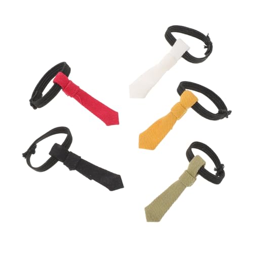 ibasenice 5 Stück Teiliges Miniatur Bjd Puppenaccessoires Leichte Baumwoll-Krawatten in Schwarz Weiß Rot Gelb Grün Passend für Puppenkleidung DIY Dollhouse Dekoration ibasenice 5 Stück Teiliges Miniatur Bjd Puppenaccessoires Leichte Baumwoll-Krawatten in Schwarz Weiß Rot Gelb Grün Passend für Puppenkleidung DIY Dollhouse Dekoration von ibasenice