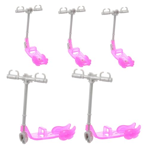 ibasenice 5 Stück Teiliges Puppen Scooter Realistische Roller für Puppenhaus Dekoration und Kreatives Fördert Hand Augen Koordination und Interaktion von ibasenice