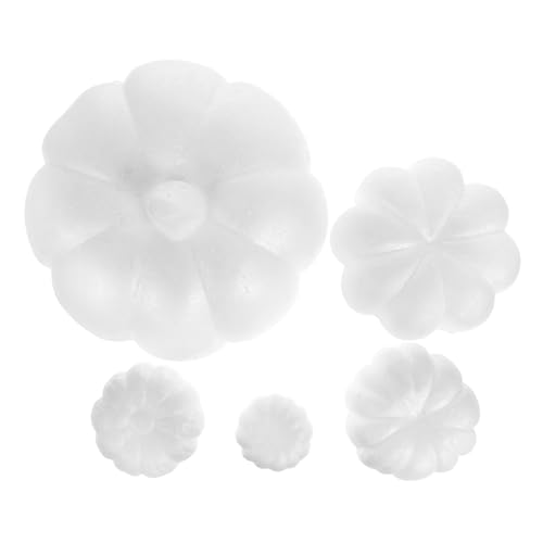 ibasenice 5 Stück Teiliges Set Weiße Schaumkürbisse zum Basteln Kreative DIY Zubehör für Malen Dekorieren für Halloween Feiern ibasenice 5 Stück Teiliges Set Weiße Schaumkürbisse zum Basteln Kreative DIY Zubehör für Malen Dekorieren für Halloween Feiern von ibasenice