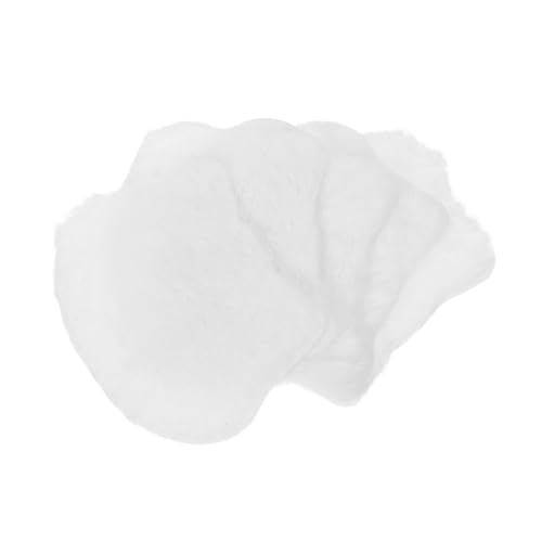 ibasenice 5 Stück Teiliges Weiße Kuschelteppiche Katzenform Flauschige Mini-puppenhaus Teppiche als Schreibtisch-deko Weiche Kleine Teppiche für Puppenzimmer und Regaldisplay von ibasenice