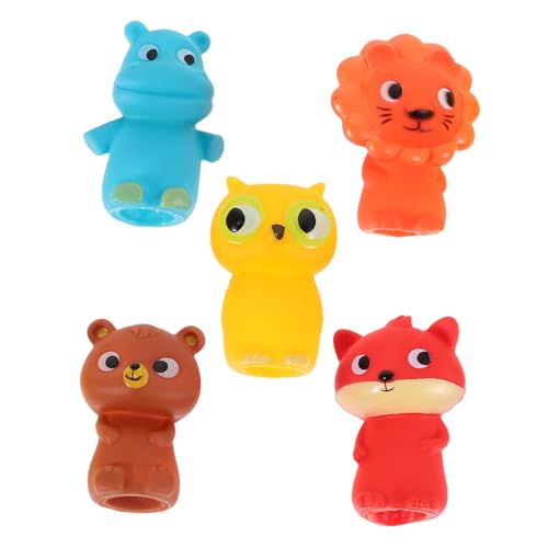 ibasenice Pädagogische Tierhandpuppen 5 Stück Mini-Puppen Realistisches Tierspielzeug Für Jungen- Und Mädchenpartys von ibasenice
