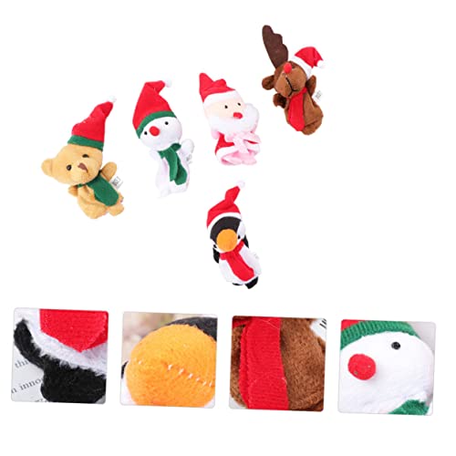 ibasenice 5 Stück Weihnachts-Cartoon-Finger Puppen Cartoon-Fingerspielzeug weihnachtliches Fingerspielzeug Fingerpuppen weihnachtliche Fingerpuppen Plüsch ibasenice 5 Stück Weihnachts-Cartoon-Finger Puppen Cartoon-Fingerspielzeug weihnachtliches Fingerspielzeug Fingerpuppen weihnachtliche Fingerpuppen Plüsch von ibasenice