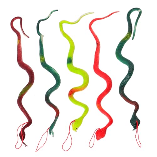 ibasenice 5 Stück dekorativer Gegenstand für kinderspielzeug spielsachen für Toys spielzeuge für hühner Spielzeugschlange aus Gummi rot ibasenice 5 Stück dekorativer Gegenstand für kinderspielzeug spielsachen für Toys spielzeuge für hühner Spielzeugschlange aus Gummi rot von ibasenice