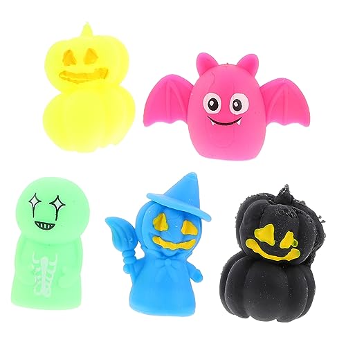 ibasenice 5 Stücke Puppet Finger Ärmeln Stift Die Marionetten Nette Halloween Finger Puppe Halloween Finger Puppen von ibasenice