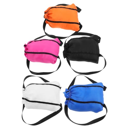 ibasenice 5 Teiliger Rucksack Schultaschen Für Mädchen Spiel Aufbewahrungstaschen Zubehör Für Puppen Aufbewahrungstasche Für Schmuck Halskettentasche Spielzeuggepäck Puppentasche von ibasenice