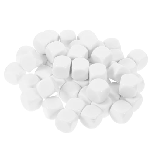 ibasenice 50 Stück Blankowürfel Miniaturwürfel Standard Spielwürfel Standard Gamingwürfel Blanko Tischwürfel Rollenspiel Massenwürfel Tischspielwürfel Tisch Gamingwürfel Spiel ibasenice 50 Stück Blankowürfel Miniaturwürfel Standard Spielwürfel Standard Gamingwürfel Blanko Tischwürfel Rollenspiel Massenwürfel Tischspielwürfel Tisch Gamingwürfel Spiel von ibasenice