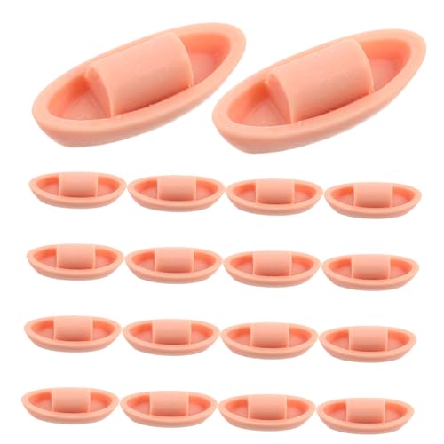 ibasenice 50 Stück Boot Figuren Resin Mikrolandschaft Dekoration für Zuhause Büro Schlafzimmer Schreibtisch Jiangnan Kanu Modell für Kreative Gestaltung von ibasenice