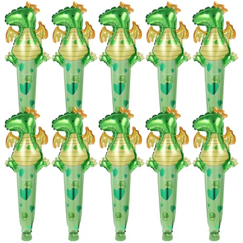 ibasenice 50 Stück Dinosaurier-partyballons Ballonbogen-kit Ballonständer Aufblasbarer Hammer Aufblasbare Matratze Ballongewichte Aufblasbarer Pool Ballonbogen-clips Aluminiumfolie von ibasenice