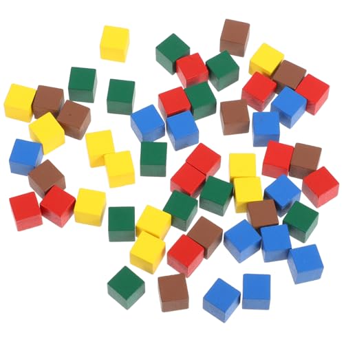 ibasenice 50 Stück Fliegende Schachfiguren Schachbrett Brettspiel Schach Ersatz Tischmarker Spielmarken Tischspielkomponente Spielzubehör Holzschachspielfiguren Kiefernholz von ibasenice