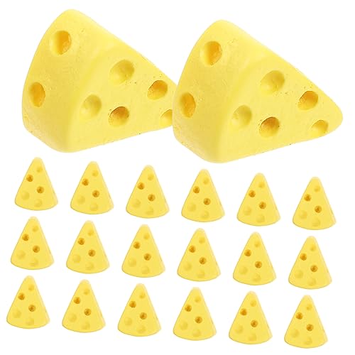ibasenice 50 Stück Simulierter Käse- Käse- Mit Flacher Rückseite Lebensechte Gefälschte Käsemodelle Für Die Inneneinrichtung ibasenice 50 Stück Simulierter Käse- Käse- Mit Flacher Rückseite Lebensechte Gefälschte Käsemodelle Für Die Inneneinrichtung von ibasenice