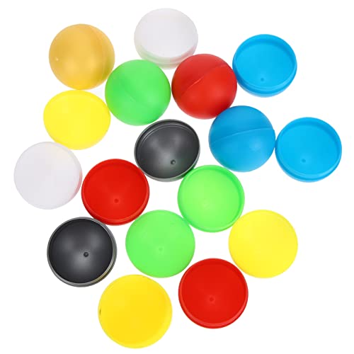 ibasenice 50 Stück Lotteriekugel für Gumball automatische Karte Spielzeugautos Kaugummis plastikball kunststoffball Kapseln für Verkaufsautomaten aus Verkaufsautomaten Colorful von ibasenice