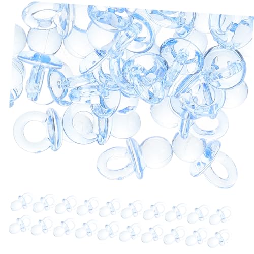 ibasenice 50 Stück Mini Babyfeuchte Shower Deko Kunststoff Unisex Tischdekoration Partygeschenke Wiederverwendbar Vielseitig für Jungen Mädchen als Babyparty Spielzubehör und Streudeko von ibasenice