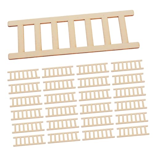 ibasenice 50 Stück Mini Holzleiter DIY Puppenhaus Möbel Kleine Treppe Holzleiter Zubehör für Feengarten Mikro Landschaft Dekoration Vielseitig und Stabil ibasenice 50 Stück Mini Holzleiter DIY Puppenhaus Möbel Kleine Treppe Holzleiter Zubehör für Feengarten Mikro Landschaft Dekoration Vielseitig und Stabil von ibasenice