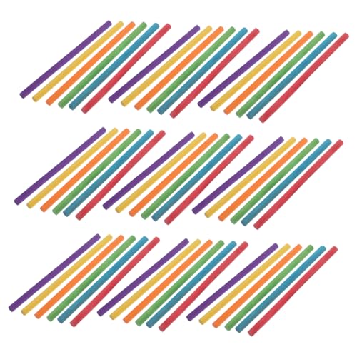 ibasenice Buntes Rhythmus-Stick-Set Aus Holz – 50-teilig Für Kinder Zur Musikalischen Ausbildung Sicher Und Für Vorschulkinder Und Kinder von ibasenice
