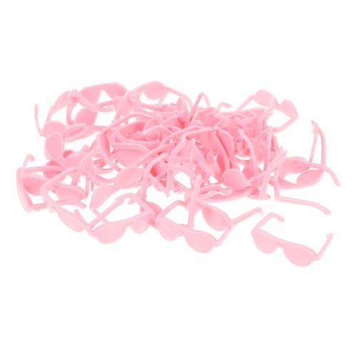 ibasenice 50 Stück Puppenbrille Mini-Puppen Miniatur Mädchen Zubehör entzückende Mini-Sonnenbrille lustige Brillenspielzeuge modische Brillendekore Fotokabine Requisiten Glas Plastik Rosa ibasenice 50 Stück Puppenbrille Mini-Puppen Miniatur Mädchen Zubehör entzückende Mini-Sonnenbrille lustige Brillenspielzeuge modische Brillendekore Fotokabine Requisiten Glas Plastik Rosa von ibasenice