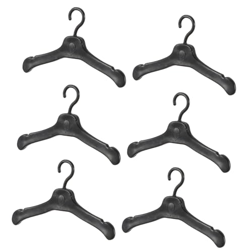 ibasenice 50 Stück Teiliges Miniatur Puppenkleiderbügel aus Robustem Kunststoff Sichere Kanten Stabiler Ständer für Puppenkleidung zur Ordentlichen Aufbewahrung und Sortierung von Doll von ibasenice