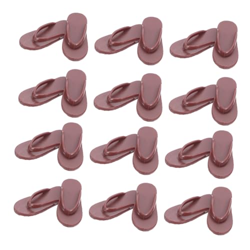 ibasenice 50 Stück Teiliges Puppenschuhe Flip Flops Sandalen Leicht Tragbar Realistische Strand Accessoires Für Mädchen Jungen Puppen Sommer Urlaubsspielzeug von ibasenice