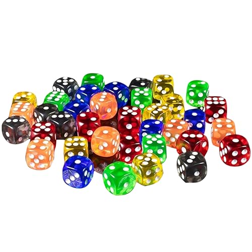ibasenice 50 Stück Mit Runden Kanten Für Jungen Und Mädchen Würfelspielzeug Mehrseitige Brettspielstücke Für Partys Bars Zufällige Farbe ibasenice 50 Stück Mit Runden Kanten Für Jungen Und Mädchen Würfelspielzeug Mehrseitige Brettspielstücke Für Partys Bars Zufällige Farbe von ibasenice