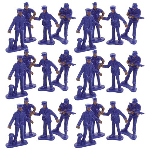ibasenice 50 Teiliges Miniatur Polizeifiguren Set Polizeimodell Spielzeugsimulation Polizeimodell Und Miniatur Polizeifiguren Für Sandtischzubehör Und Tischdekoration von ibasenice