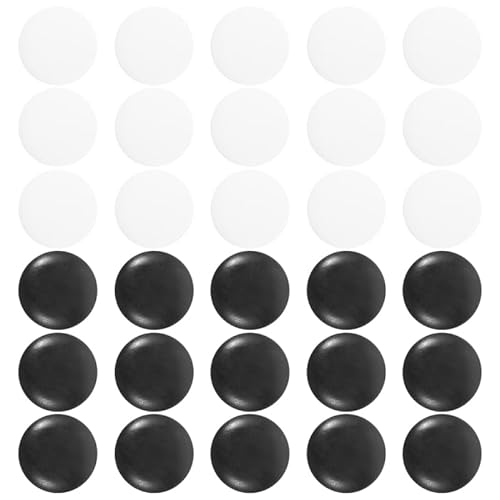 ibasenice 500 Stück Go Pieces Go Schach Perlen Ludo Spiel Go Schach Stein Schachspiel Zubehör Go Schach Zubehör Tragbar Mini Schach Doppelt Konvex Go Steine Go Game Steine Go Game Peices Harz von ibasenice