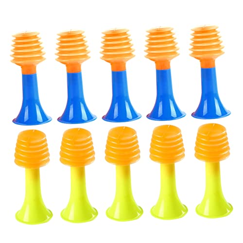 ibasenice 50Stücke Musikspielzeug Trompeten Squeeze Horn Instrumente Für Jungen Und Geburtstagsfeiern Und Kreative Spielzeiten von ibasenice