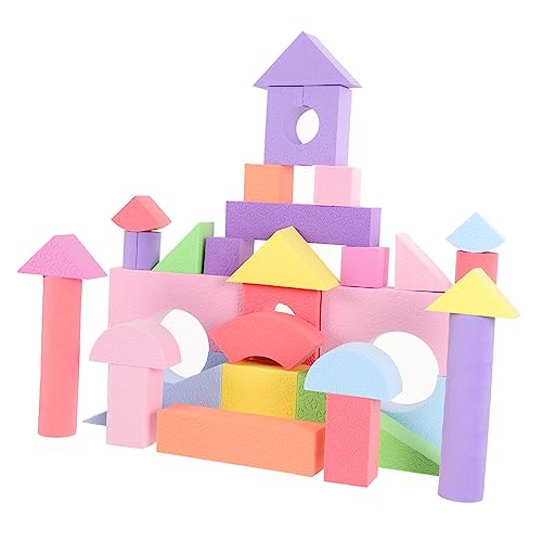 ibasenice 52Stücke Eva Bauklötze für Kleinkinder Stapelbare Schaumstoffspielzeuge zur Frühkindlichen von Formen und Farben für Jahren ibasenice 52Stücke Eva Bauklötze für Kleinkinder Stapelbare Schaumstoffspielzeuge zur Frühkindlichen von Formen und Farben für Jahren von ibasenice