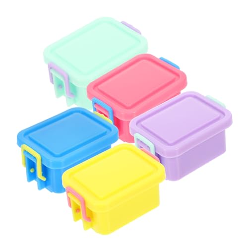 ibasenice Aufbewahrungsboxen Für Puppenhäuser Mini-behälter Mit Deckel Puppenhaus- 5-teilige Abs-Organizer ibasenice Aufbewahrungsboxen Für Puppenhäuser Mini-behälter Mit Deckel Puppenhaus- 5-teilige Abs-Organizer von ibasenice