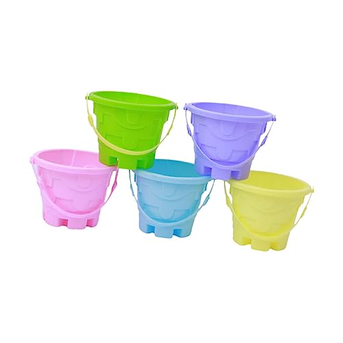 ibasenice Strandeimer Sandspielzeug Für Jungen Und Mädchen 5 Stück Mini-Eimer-Spielzeug Sandeimer Für Kinder Stabiler Kunststoff Strandeimer Leuchtende Farben Zufällige Farbe ibasenice Strandeimer Sandspielzeug Für Jungen Und Mädchen 5 Stück Mini-Eimer-Spielzeug Sandeimer Für Kinder Stabiler Kunststoff Strandeimer Leuchtende Farben Zufällige Farbe von ibasenice