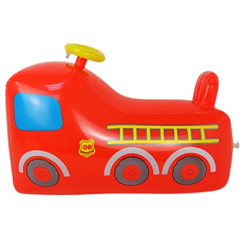ibasenice 5St LKW-Spielzeug Spielzeug für Kinder Kinderspielzeug Becher hüpfendes Spielzeug Aufblasbares Feuerwehrauto-Spielzeug Kinder Feuerwehrauto Spielzeug das Bett Sprungball Trichter von ibasenice