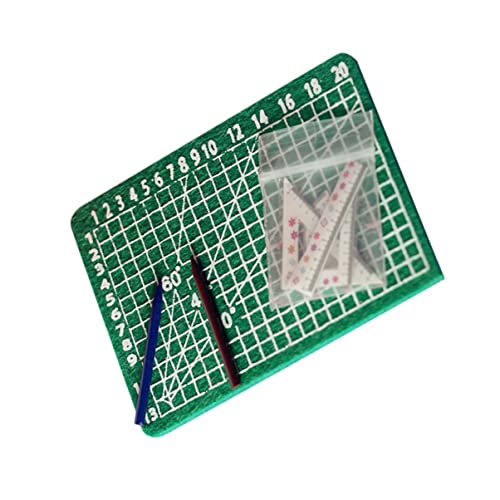 ibasenice 5St Mini Lineal Schneidebrett bastelzeug Craft Modellbau Ruler Set bastelbedarf spielzeuge deko Toy 1/12 Puppenzubehör Mini- -Tool Schneidematte Lineal Modell Miniaturmodell Eva ibasenice 5St Mini Lineal Schneidebrett bastelzeug Craft Modellbau Ruler Set bastelbedarf spielzeuge deko Toy 1/12 Puppenzubehör Mini- -Tool Schneidematte Lineal Modell Miniaturmodell Eva von ibasenice