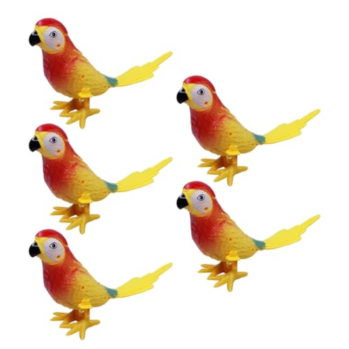ibasenice Uhrwerk-springpapagei-spielzeugset 5-teilig Aufzieh-tierspielzeug Für Jungen Und Mädchen ibasenice Uhrwerk-springpapagei-spielzeugset 5-teilig Aufzieh-tierspielzeug Für Jungen Und Mädchen von ibasenice