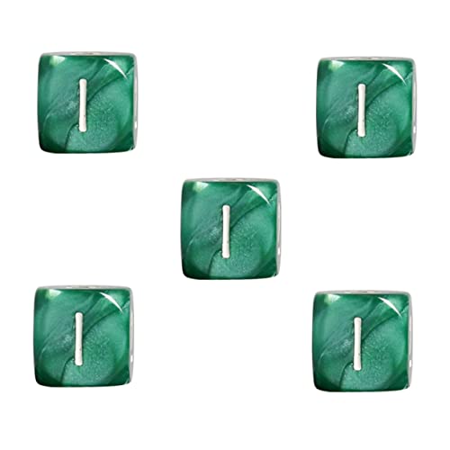 ibasenice 5St Würfel aus Acryl lichtwürfel filges spielwürfel für Partys Party Accessoires Spiele Würfel Fall Würfelbecher sechsseitige Würfel Acryl Würfel Unterhaltungswürfel von ibasenice