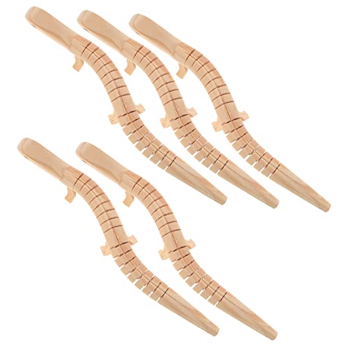 ibasenice 5Stücke DIY Holz Eidechsen Unvollendete Eidechsenfiguren Zum Bemalen Realistische Deko Für Kreatives Und Basteln von ibasenice