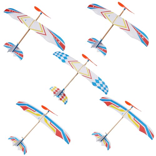 ibasenice 5Stücke DIY Segelflugzeuge für Handgemachtes Flugzeugspielzeug Zufälligen Farben für Geburtstage und Neujahr Fördert Kreativität und Spielspaß ibasenice 5Stücke DIY Segelflugzeuge für Handgemachtes Flugzeugspielzeug Zufälligen Farben für Geburtstage und Neujahr Fördert Kreativität und Spielspaß von ibasenice