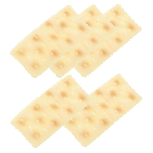 ibasenice 5 Stücke Künstliche Soda Cracker Realistische Gefälschte Kekse Für Küche Display Wohnkultur Fotografie Requisiten von ibasenice
