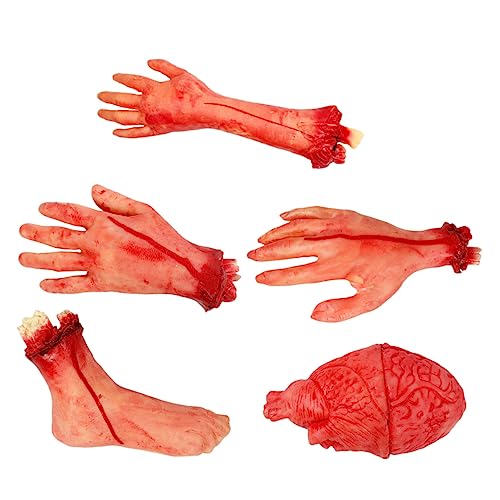 ibasenice Gliedmaßen 5 Stücke Terror Hand Halloween Requisiten Scary Hand Dekorationen Für Geister von ibasenice