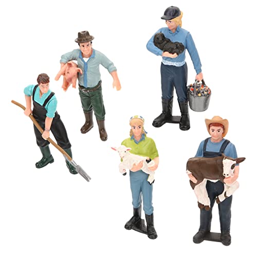 ibasenice 5st Simulations-Farm-Ranch Figurenmodell Dekoration Figur Miniaturmodell Farm People Figur Bäuerliche Figur Miniatur-bauernfiguren Charaktermodell Harz ibasenice 5st Simulations-Farm-Ranch Figurenmodell Dekoration Figur Miniaturmodell Farm People Figur Bäuerliche Figur Miniatur-bauernfiguren Charaktermodell Harz von ibasenice