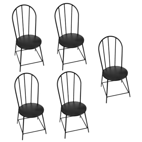 ibasenice 5St Stuhl Ornamente Eisenstuhl Modell Puppenhaus-Ministuhl Esszimmerstuhl Modell Schminkstühle Essstühle Puppenhausmöbel Stuhl Modelle Persönlichkeit Essensstuhl Kleiner Stuhl von ibasenice
