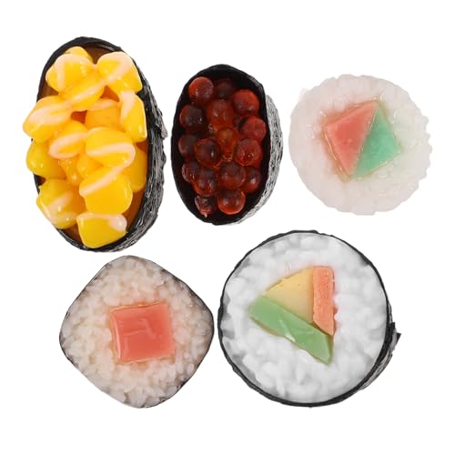 ibasenice 5st Sushi-Modell LCD-puppenhaus Requisiten Für Reisbällchen Reis-Modell Japanisches Modell Künstliches Modell Fortschrittlicher Griff Reisbällchen-Modell Reis Requisiten PVC ibasenice 5st Sushi-Modell LCD-puppenhaus Requisiten Für Reisbällchen Reis-Modell Japanisches Modell Künstliches Modell Fortschrittlicher Griff Reisbällchen-Modell Reis Requisiten PVC von ibasenice