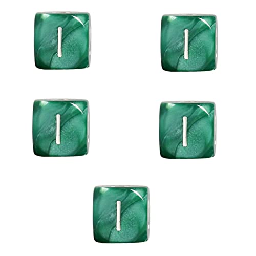 ibasenice 5st Würfel Aus Acryl Partydekorationen Spiel Einarmiger Sechsseitige Würfel Würfelbecher Würfel Fall Unterhaltungswürfel Würfel-layouts Partyzubehör Acryl Würfel von ibasenice